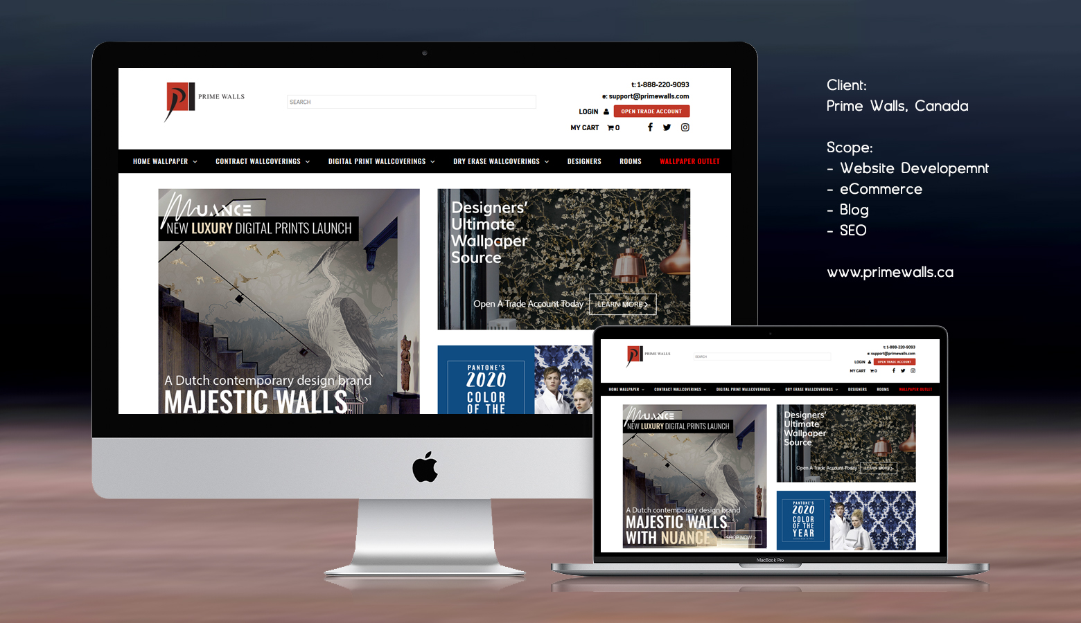 Prime Walls Web Project